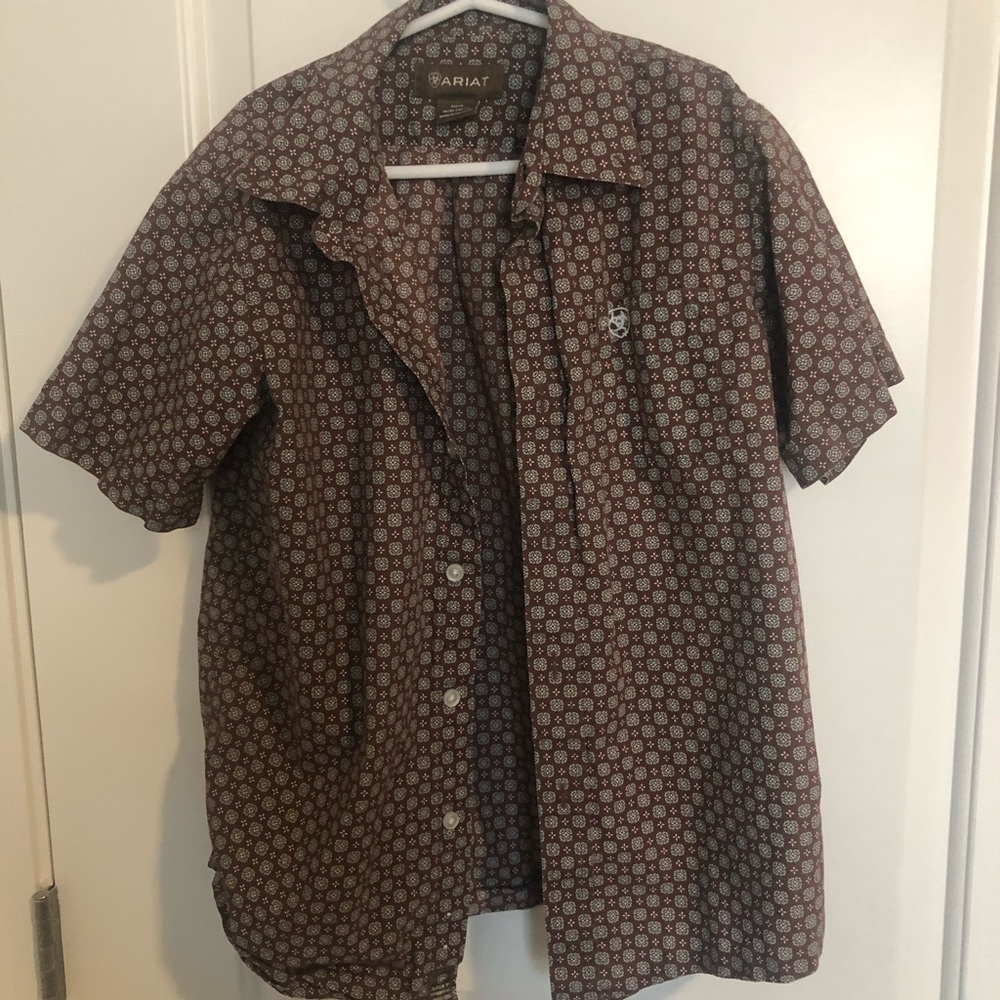 Boys Ariat short sleeved shirt